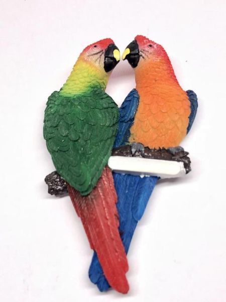 

fridge magnets mexico tourist souvenir three-dimensional resin parrot refrigerator stickers magnet decoration 3d magnets1