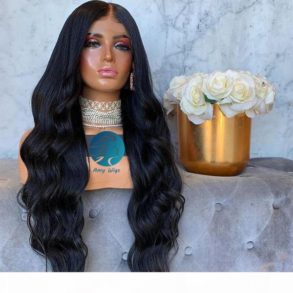 

pre plucked glueless bleached knots 360 lace frontal wig peruvian 250 density body wave for black women remy lace front human hair wigs, Black;brown