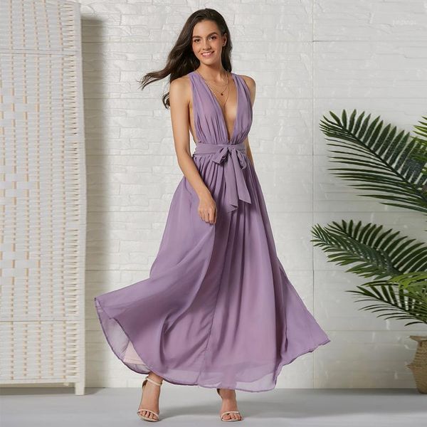 

summer women's dresses 2020 european and american spring/summer new dresses bohemian holiday style halter pure color dress1, Black;gray