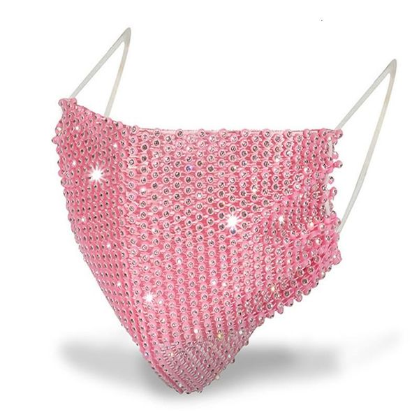 

face masks women halloween diamond with facemask dwc811 rhinestone trendy sequins designer mask sunscreen bjtrj