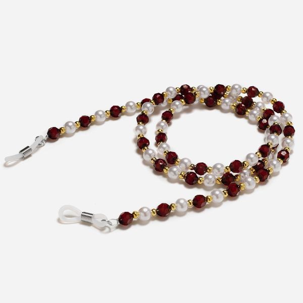 

2020 new reading glasses chain for women beads sunglasses cords strap pearl beaded eyeglass chain for women glasses lanyard h jllrld