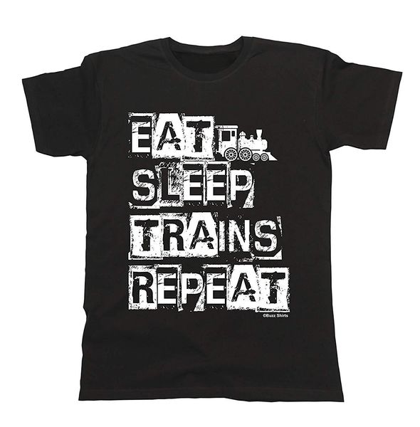 

eat sleep trains repeat new fashion casual brand clothing male slim fit sport hooded sweatshirt hoodie men t shirt