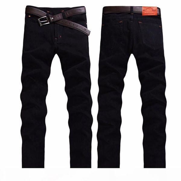 

fashion slim jeans men fall and winter fashion casual men pants biker jeans cholyl biker jeans, Blue