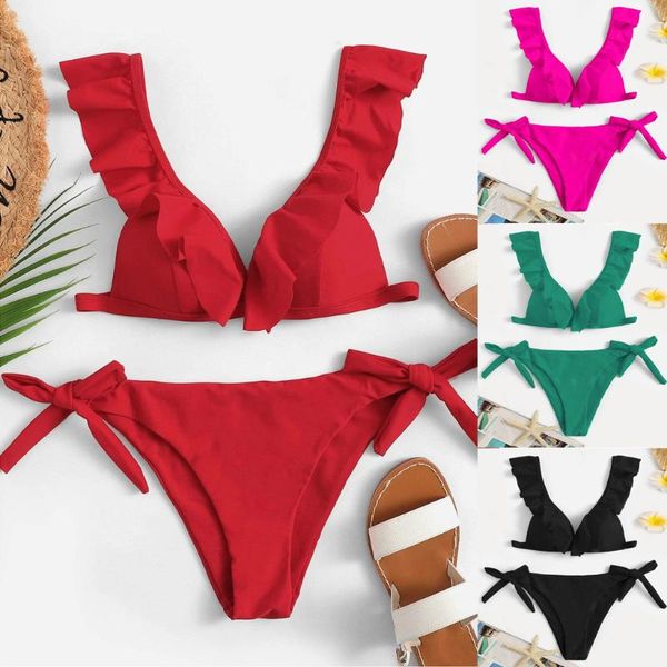 

women high waist bikinis women swimwear swimuit female retro beachewear bikini set thong separate swimsuit for 2021, White;black