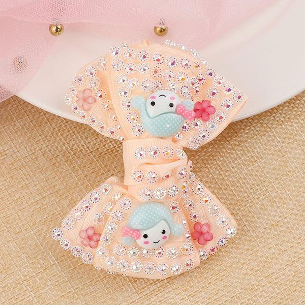 

новый большой клип горный хрусталь лук волос шпильки заколки для девочек детские детские аксессуары для волос шариков pin волос смазливая цв, Black;brown