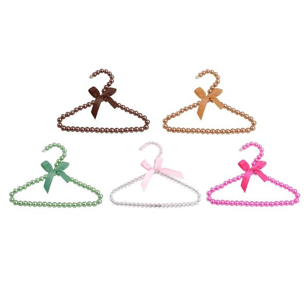 

5pcs plastic clothes hanger for 18inch doll clothes accessories