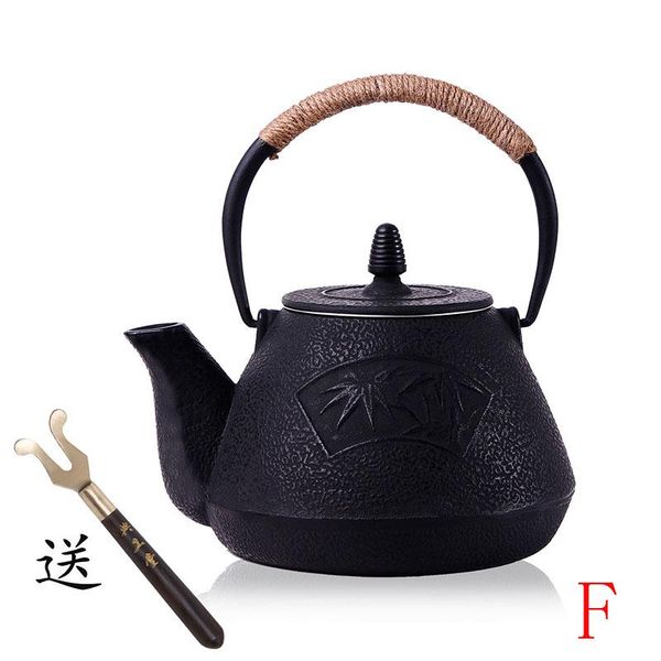 

чугунный чайник горшок с неисследованными чайниками японские чайники южная свинья пион старый 1000 мл чугуна jlljjx