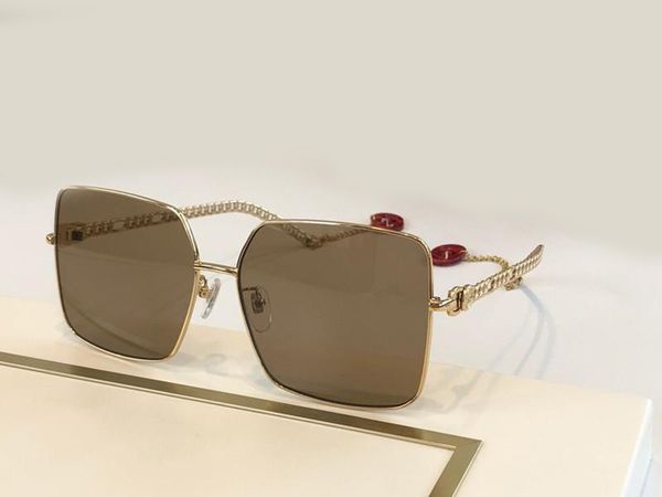 

new 0724 sunglasses sunglasses vintage women protection for uv with popular fashion classic square frame quality come with case met wsuj, White;black