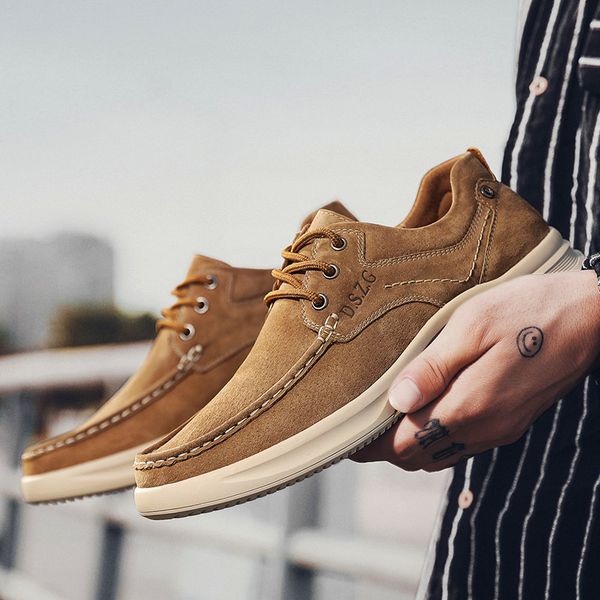 

new men's spring casual outdoor running up-and-coming hiking undeclared shoes and, Black;brown