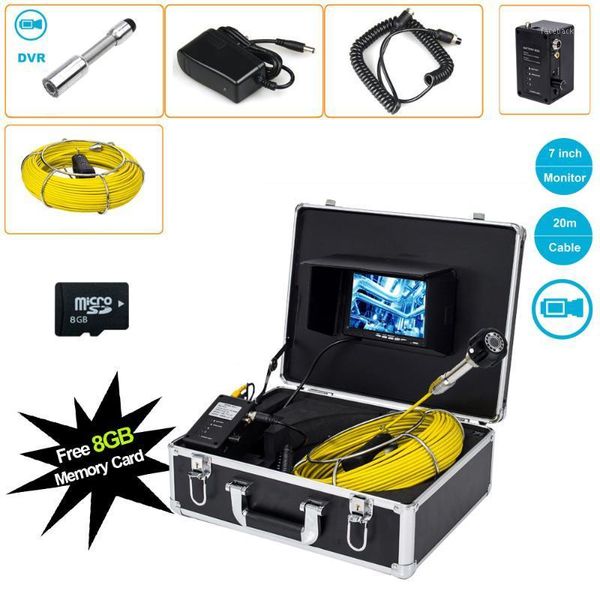 

23mm lens 20-50m cable 7" lcd dvr pipe inspection camera sewer drain pipeline endoscope video camera1