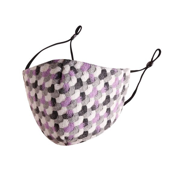

женщины plaid дизайн маска для лица ветрозащитного dust proof моющейся повторного использования маска face cap рот муфельных бинтов mascaril