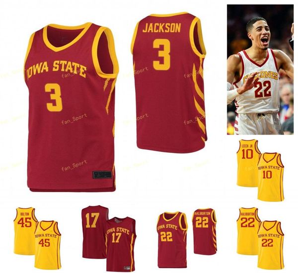 

iowa state cyclones college basketball jersey 0 zion griffin 11 prentiss nixon 12 michael jacobson 13 javan johnson custom stitched, Black