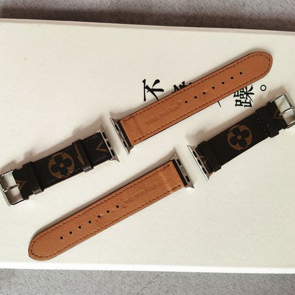 

for 38mm 40mm 42mm 44mm watch straps for series 5 4 3 2 1 wristband leather watch straps belt watchband designer