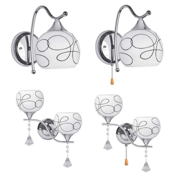 

wall lamp modern led crystal light hallway porch bedroom sconce lighting fixture