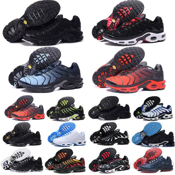 

2017 new arrive tn casual shoes for men ,good quality tn trainers lace up breathable mesh cushion sport sneakers size 40-46 fg6p, Black