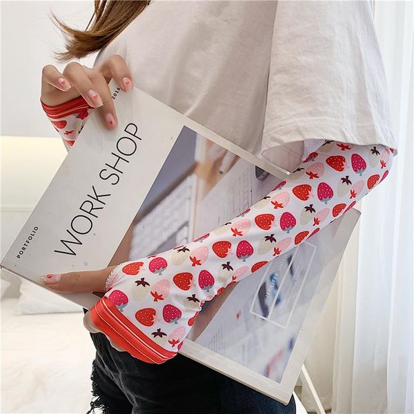 

arm sleeves lady gloves warmers sun protection women out sports gloves ice silk sleeve wrap wmtfqi bdesybag, Blue;gray