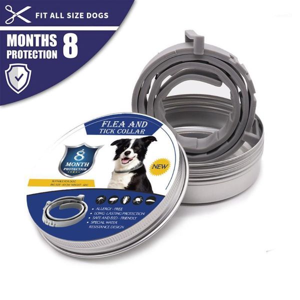 

dog collars & leashes pet 2021 removes flea and tick collar dogs cats up to 8 month anti-mosquito insect repellent @221