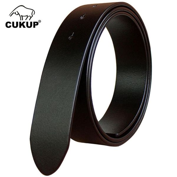 

cukup mens 100% full pure cow genuine leather pin & smooth styles belts for men 38/33mm width without buckle nck354, Black;brown