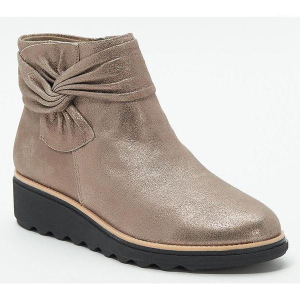 

2021 fashion casual women's shoes slip-on wedge ankle boots lightweight soft women booties elegant comfort high platform shoe k11, Black