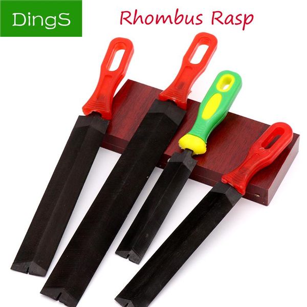 

4/5/6/8 inch diamond rasp files saw fitter steel serrated sharpening tool woodworking tire repair grinding hand tools rhombus