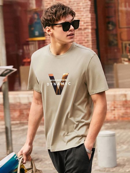 

men slogan graphic tee m8lw#, White;black