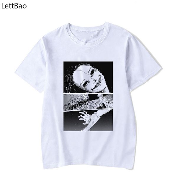 

summer shintaro kago t-shirt male retro vogue style tee shirt homme horror manga junji ito t shirt sport hooded sweatshirt hoodie