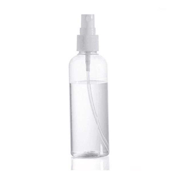 

10pcs 100ml transparent plastic perfume atomizer small miniature empty spray can fill bottle travel bottle1