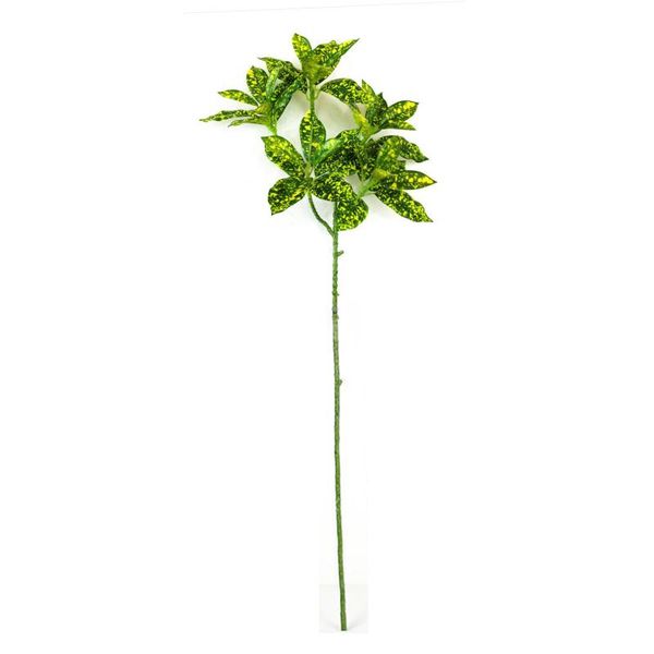 

fake leaves artificial treeleaf home decor simulation banyan natural lifelike indoor use green pvc 5 heads landscaping branches