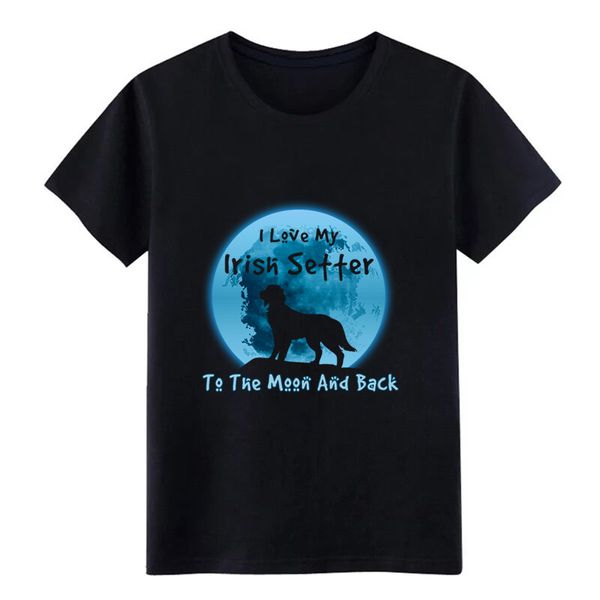 

men's i love my dog irish setter t shirt customized pattern crazy humor summer style slim shirt sport hooded sweatshirt hoodie