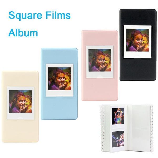 

64 pockets fuji instax sq20 square films p sq 20 10 6 instant camera sp-3 printer p paper book1