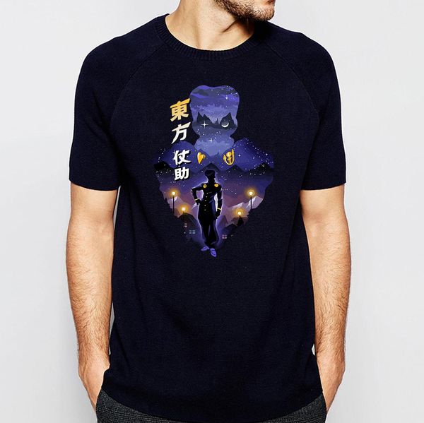 

josuke crazy diamond new arrival mens streetwear tshirt japan anime jojo harajuku summer sport hooded sweatshirt hoodie men t shirt