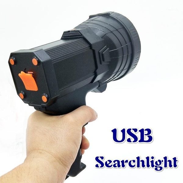 

portable lanterns lighting usb lantern powerful led searchlight 500 meters for hunting light1