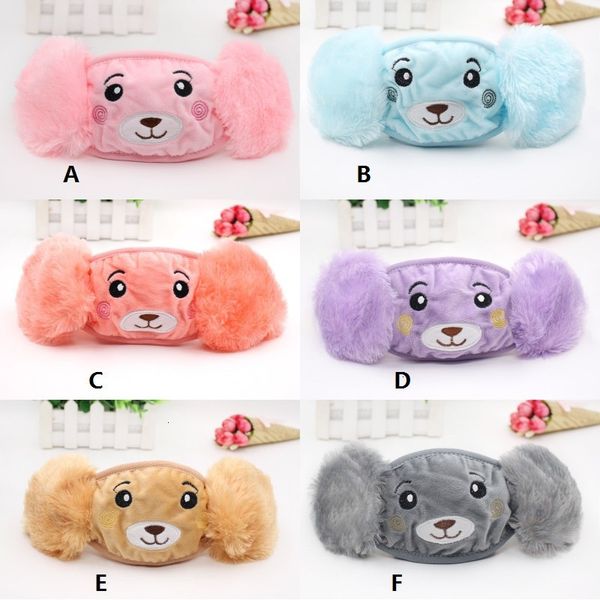 

winter 2 in masks kids cartoon bear cotton mask face ear protector covering 1 ngz3c