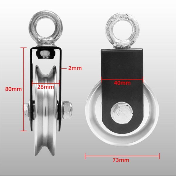 

heavy duty swivel pulley block gym cable machine diyspin pulleys cables roller