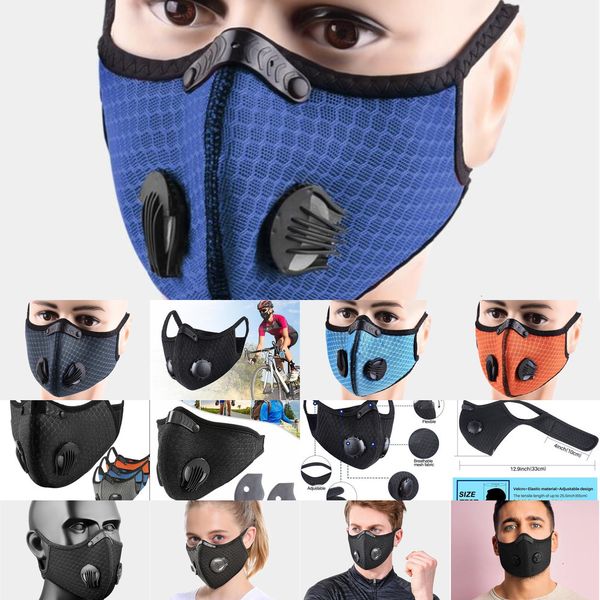 

with stock protective cycling mask filter us dhl activated carbon pm2.5 anti-pollution spofnc6 c1j8 x6l9