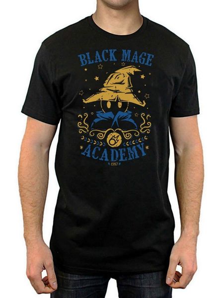 

черный маг академия ffix игра tops tee футболка final fantasy 9 виви streetwear топы футболки спортивные с капюшоном hoodie