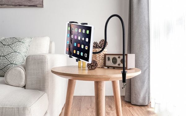 

360 bed desk stand holder mount for ipad 2 3 4 air mini tablet universal long arm lazy mobile phone clip bracket