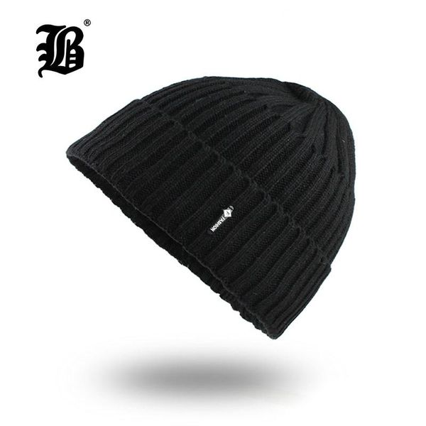 

flb] casual beanies for men women fashion knitted winter hat solid color hip-hop skullies hat bonnet cap gorro f18045 wmtdfz, Black;white