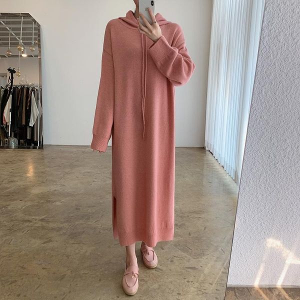 

s-xl plus size new spring dress girls boho solid female vintage dress party oversize long sleeve women dresses robe vestido, Black;gray