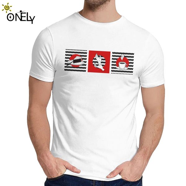 

спорт для o-шеи мужской t-shirt twin peaks soft для slim harajuku человека мультфильм печати с коротким рукавом