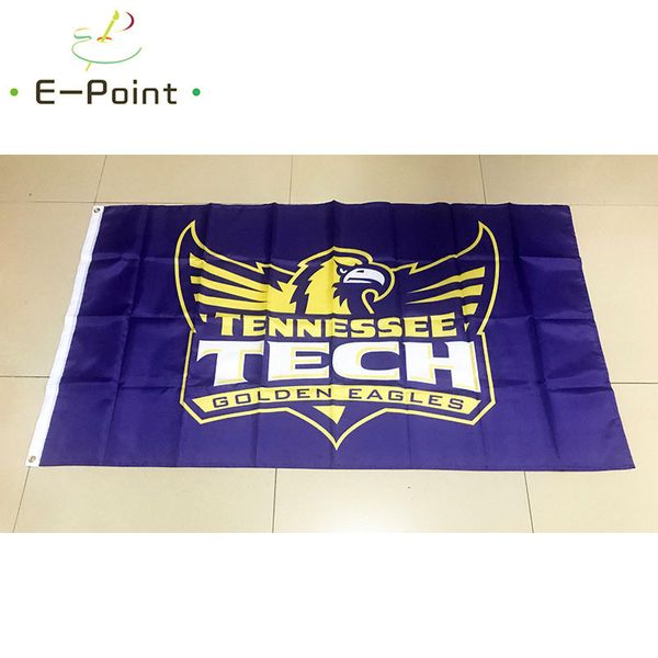 Bandiera NCAA Tennessee Tech Golden Eagles 3 * 5ft (90 cm * 150 cm) Bandiera in poliestere Banner decorazione battenti bandiera del giardino di casa Regali festivi