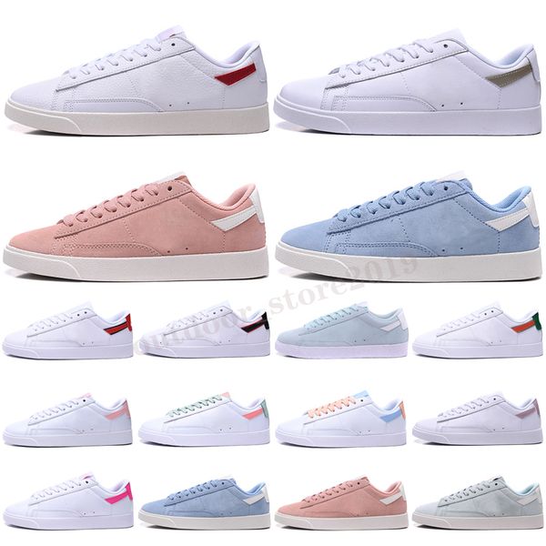 

blazers low 77 vintage white black light purple orange have a good game skate board shoe women men outdoor sneakers