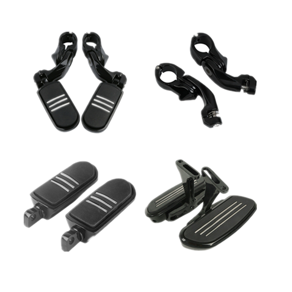 

motorcycle passenger floorboards & foot pegs clamps for touring 93-18