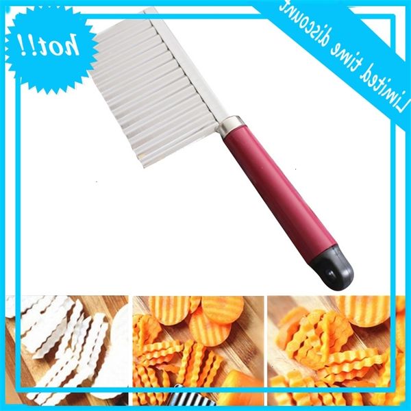 

stainless steel chip deeg green fruit crinkle floating slicer mes potatoes cutter chopper french bak maker