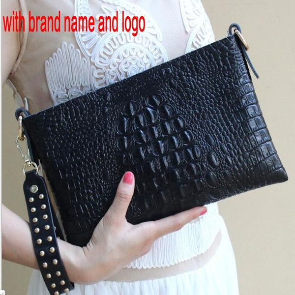 

bags fashion crocodile purses women clutch gran leather cross body bag with tassel 28x18cm size wholesale on one up unfov qynf