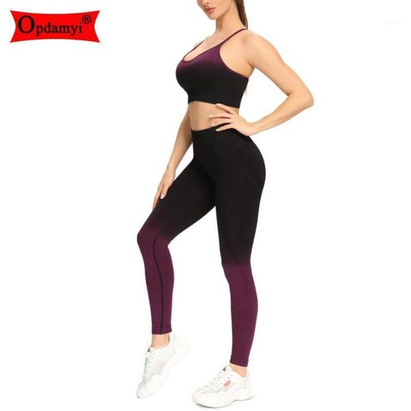 

2021 women's sport bras set seamless yoga sports suit high waist pants women fitness workout tight leggings gym dyeing clothing1, White;red