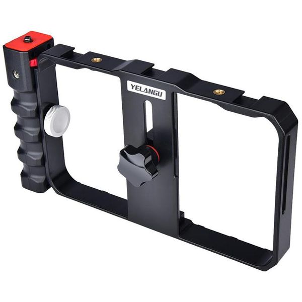 

yelangu pro smartphone video rig filmmaking case phone video stabilizer grip mount for xs max xr plus huawei
