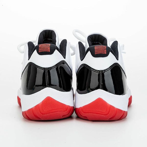 

bred night 11s 11 low jumpman maroon high heiress kids basketball shoes pantone white snake think men women sneakers, Black