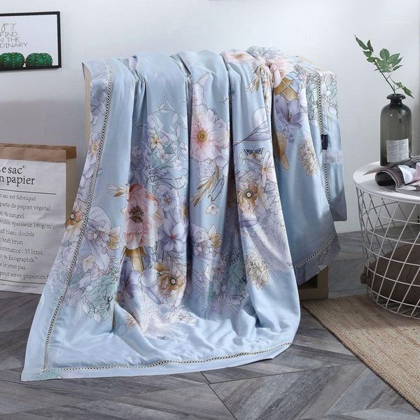 

summer quilts 2020 new bed cover model fiber thin comforter flower patchwork quilts luxury hrow blanket home duvet1