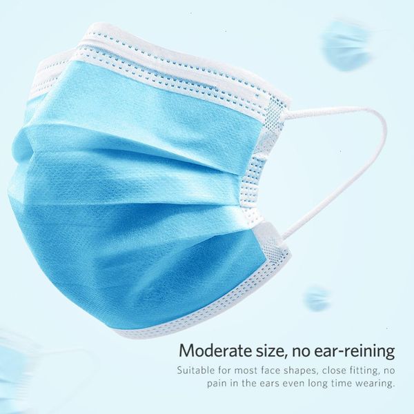 

masks blue p8j7z9ir elastic stock face disposable mask breathableztoh pink with ear loop in black nyfk ply clnom 3 un224